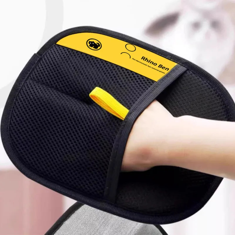 Pet hair cleaning gloves PetsSync ©