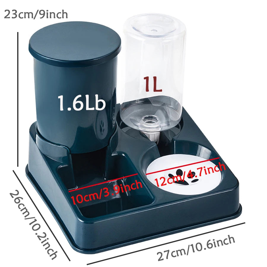 2-in-1 Automatic Feeder for Cats and Dogs
