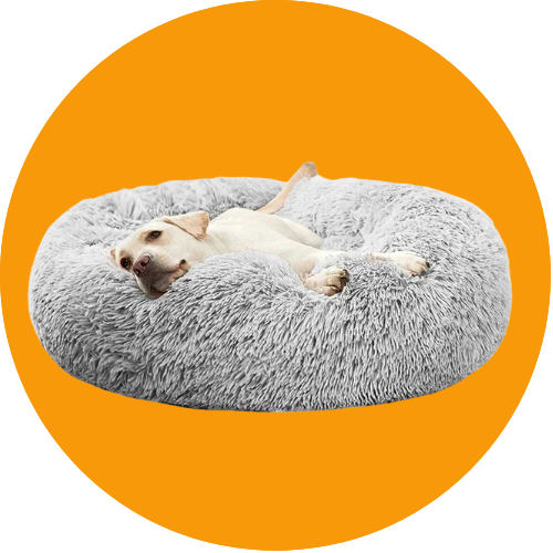 Premium Ultra Soft Donut Bed for Cats and Dogs with Calming Effect