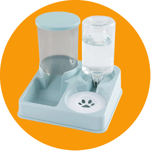 2-in-1 Automatic Feeder for Cats and Dogs