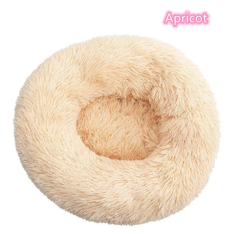 Premium Ultra Soft Donut Bed for Cats and Dogs with Calming Effect