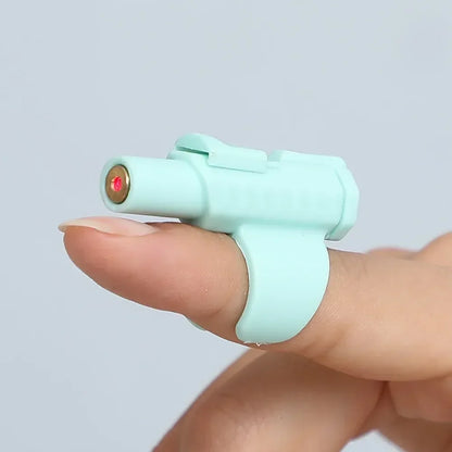 Mini Portable Laser Pointer for Cats - Fingertip Design for Interactive Play