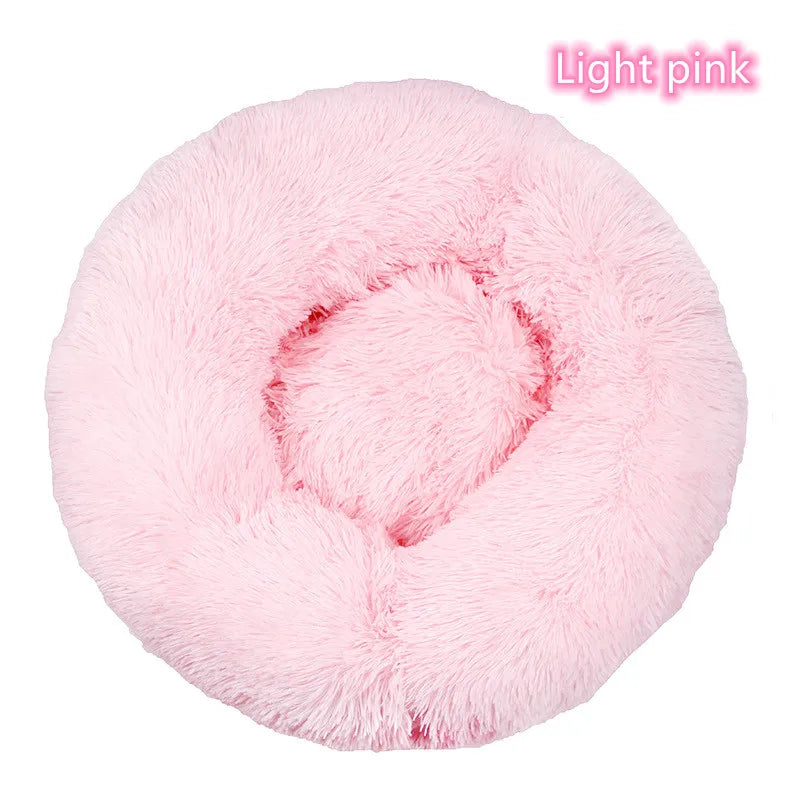 Premium Ultra Soft Donut Bed for Cats and Dogs with Calming Effect
