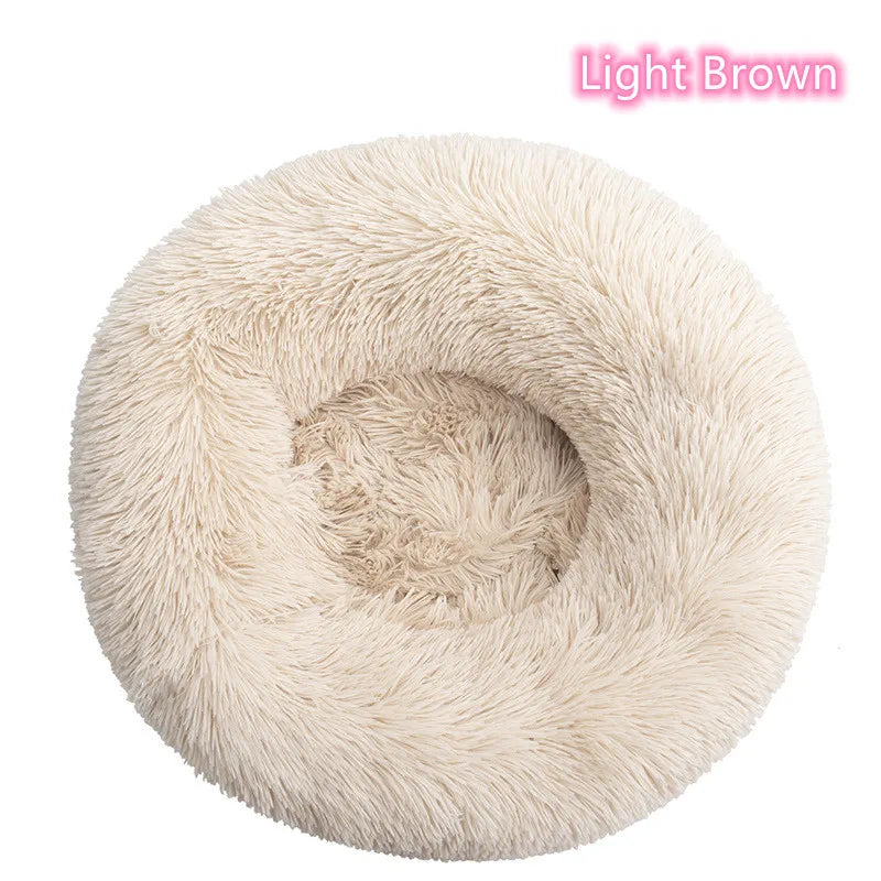 Premium Ultra Soft Donut Bed for Cats and Dogs with Calming Effect