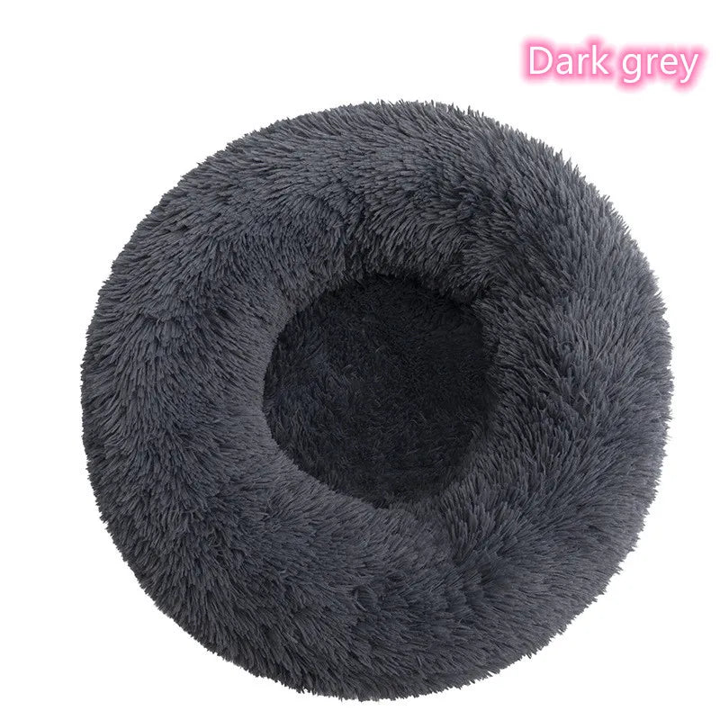 Premium Ultra Soft Donut Bed for Cats and Dogs with Calming Effect