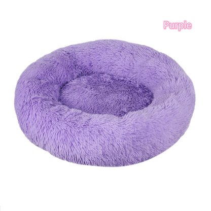 Premium Ultra Soft Donut Bed for Cats and Dogs with Calming Effect