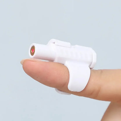 Mini Portable Laser Pointer for Cats - Fingertip Design for Interactive Play
