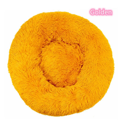Premium Ultra Soft Donut Bed for Cats and Dogs with Calming Effect