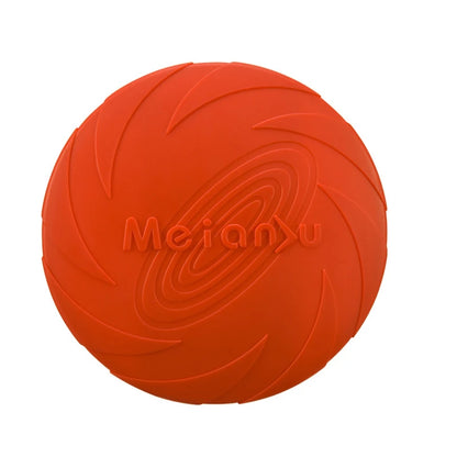 Silicone Flying Disc for Dogs - Bite-Resistant Multicolor Interactive Toy