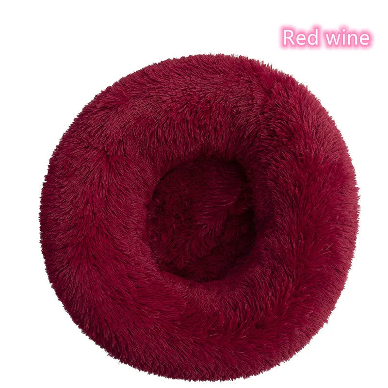Premium Ultra Soft Donut Bed for Cats and Dogs with Calming Effect