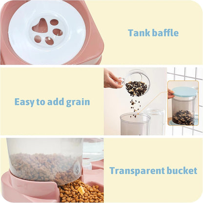 2-in-1 Automatic Feeder for Cats and Dogs