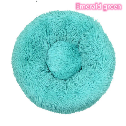 Premium Ultra Soft Donut Bed for Cats and Dogs with Calming Effect