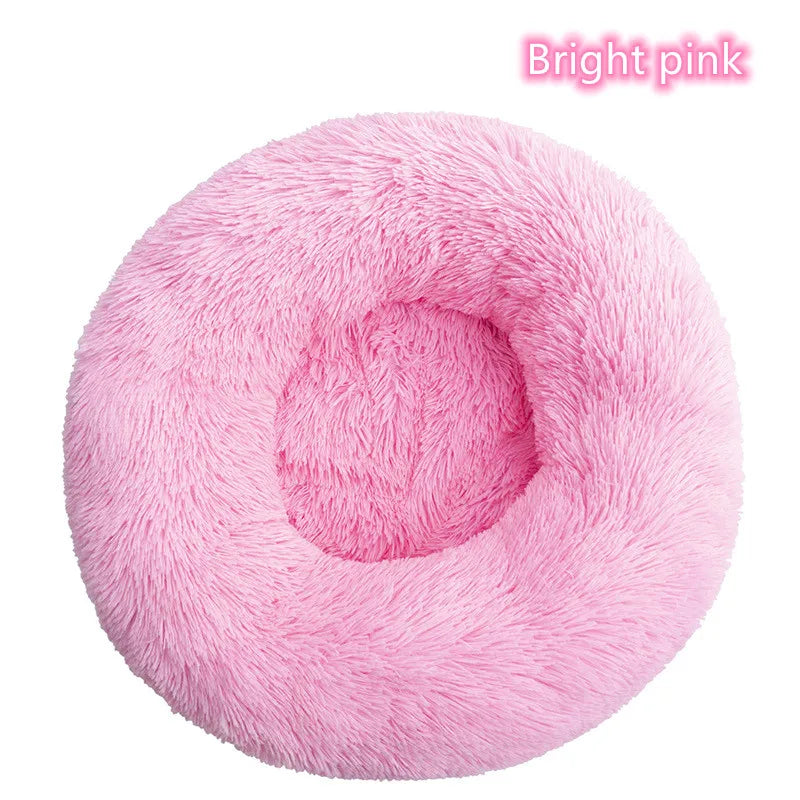 Premium Ultra Soft Donut Bed for Cats and Dogs with Calming Effect