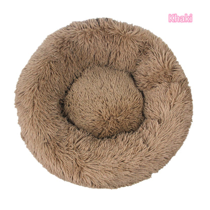Premium Ultra Soft Donut Bed for Cats and Dogs with Calming Effect