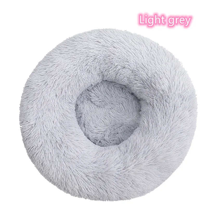 Premium Ultra Soft Donut Bed for Cats and Dogs with Calming Effect