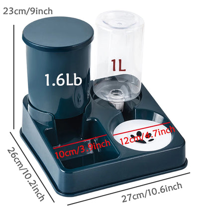 2-in-1 Automatic Feeder for Cats and Dogs