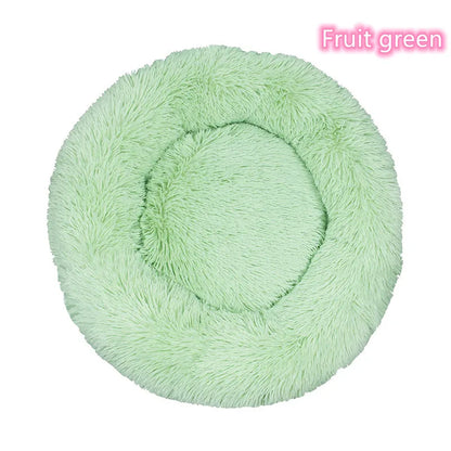 Premium Ultra Soft Donut Bed for Cats and Dogs with Calming Effect