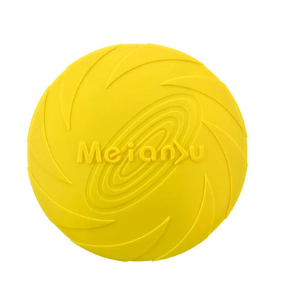 Silicone Flying Disc for Dogs - Bite-Resistant Multicolor Interactive Toy